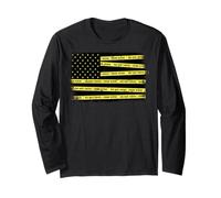 Crime Scene Investigation Tape Forensic Science CSI Police Long Sleeve T-Shirt
