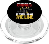 Crime scene investigator PopSockets PopGrip for MagSafe