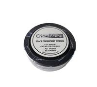Crime Scene Latent Fingerprint Powder, One Ounce, Use on Light Colored Surfaces (Regular Black Powder)