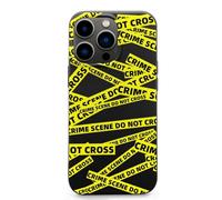 Crime Scene Printed Phone Case Compatible with iPhone 13 Series TPU Cute Protective Cover for Women Men