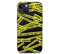 Crime Scene Printed Phone Case Compatible with iPhone 13 Series TPU Cute Protective Cover for Women Men