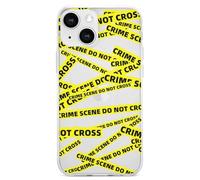 Crime Scene Printed Phone Case Compatible with iPhone 13 Series TPU Cute Protective Cover for Women Men