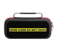 Crime Scene Printed Portable Carrying Storage Case Compatible with Switch 20 Games Card Slots