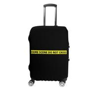 Crime Scene Travel Luggage Case Cover Washable Suitcase Protector Funny Protective Baggage Fits 19-32 Inch