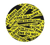 Crime Scene Wooden Puzzle Letter on Back Circular Easy Jigsaw Puzzles for Elderly Birthday Gift Family Game