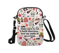 Crime Shows Lover Gift True Crime Fans Gift How My Smile Lit Up a Room Makeup Bag Murder Mystery Gift (Make Sure CR EU)