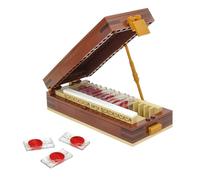 Crime TV Inspired Blood Slide Box Building Set, Compatible with Lego 630 Accessory, Openable Trophy Display Case with Transparent Red Slides Bricks for Crime TV Fans