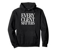 Criminal Defense Attorney Courtroom Every Client Matters Pullover Hoodie