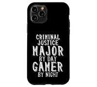 Criminal Justice Major By Day Gamer By Night Criminology Case for iPhone 11 Pro