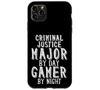 Criminal Justice Major By Day Gamer By Night Criminology Case for iPhone 11 Pro Max