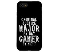 Criminal Justice Major By Day Gamer By Night Criminology Case for iPhone SE (2020) / 7/8