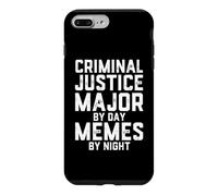 Criminal Justice Major By Day Memes By Night Law School Joke Case for iPhone 7 Plus/8 Plus