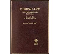 Criminal Law Case Material 5th: Cases and Materials (American Casebook Series)