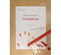 Criminal Law Concentrate
