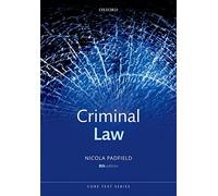 Criminal Law (Core Text) (Core Texts Series)
