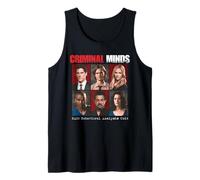 Criminal Minds BAU Character Grid TV Show Tank Top