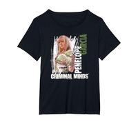Criminal Minds Penelope T-Shirt, Women's Plus, Black, 6X