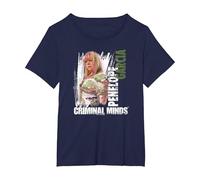 Criminal Minds Penelope T-Shirt, Women's Plus, Navy Blue, 2X
