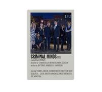 Criminal Minds Poster TV Minimalist Poster Canvas Wall Art Decor Painting for Home Living Room Bedroom 08x12inch(20x30cm) Unframe-style
