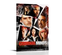 Criminal Minds Poster TV Poster Canvas Wall Art Decor Painting for Home Living Room Bedroom 12x18inch(30x45cm) Frame-style