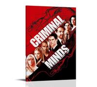 Criminal Minds Poster TV Poster Canvas Wall Art Decor Painting for Home Living Room Bedroom 12x18inch(30x45cm) Frame-style