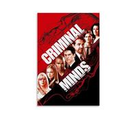 Criminal Minds Poster TV Poster Canvas Wall Art Decor Painting for Home Living Room Bedroom 12x18inch(30x45cm) Unframe-style