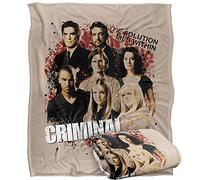 Criminal Minds Solution Lies Within Silky Touch Super Soft Throw Blanket 152 X 127 cm, White