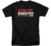 Criminal Minds Spencer Reid Future Bride Licensed Adult White Mens t Shirt(3X-Large)