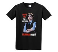Criminal Minds Spencer Reid Trust Me I'm A Doctor Black Cotton Tee Size X-Large