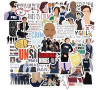 Criminal Minds Stickers for Laptop & Water Bottle (50 PCS), Gift for Kids & Adults, Classic TV Series, Waterproof Vinyl