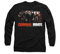 Criminal Minds The Brain Trust Mens Long Sleeve T Shirt, Black, Medium