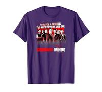 Criminal Minds Think Like One T-Shirt, Men, Purple, Medium