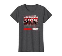 Criminal Minds Think Like One T-Shirt, Women, Dark Heather Grey, Small