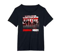 Criminal Minds Think Like One T-Shirt, Women's Plus, Black, 6X