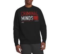 Criminal Minds Title Card Crew Sweatshirt, Black, Large