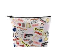 Criminal TV Show Inspired Gift TV Show Merchandise Zipper Pouch Spencer Lover Gift Crime Show Makeup Bag for Criminal Fans (Criminal TV Pattern Bag EU)
