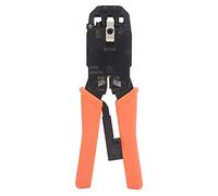 Crimp Pliers, Crimp Pliers 8P/6P/4P Ports, Ferrules Crimping Tool, Wire Crimping Tool, Ratcheting Wire Crimper for RJ10, Tools