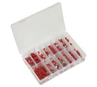 Crimp Terminal Assortment 260pc Red
