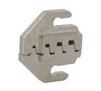 Crimper Die Set - Durable Replaceable Jaw Shape, Carbon Steel Crimp Insert for Wire Terminals | Insulated Open Barrel Dies for Ferrule Crimper Pliers, Cord End Lug Wire Connector Tools