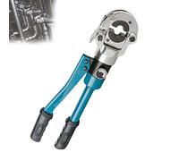 Crimper, Stainless Steel Pipe Crimping Pliers Crimper Press with Die and 360 Degrees Rotating Head