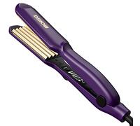 Crimping Iron Hair Crimper for Hair DSHOW Hair Waver Volumizing Crimper with Titanium Ceramic Plates Styling Tools for Women Girls (Purple)