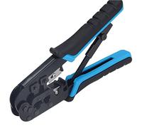 Crimping Pliers 8p / 6p Head Easy Shear Protective Device Long Service Life Ratcheting Crimping Tool