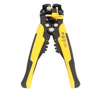 Crimping Pliers Wire Stripper Automatic Wire Cutter Wire Stripper, Stepped Manual Wear-Resistant 8 Inch Cutter Wire Stripping Pliers, for Home Factory (Red) (Acouto5wgptdioks-12)