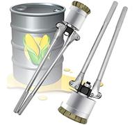 Crimping Tool for 200L Drum Cap Seal, Manual Oil Barrel Sealing Machine for Liquid Packaging Industries, 35 & 70mm Crimper for 53 Gallon Drums