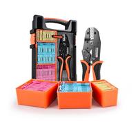 Crimping Tool Ratcheting Wire Crimper With 340PCS Heat Shrink Butt Connectors Suitable for AWG 22-10
