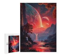 Crimson Convergence Hobby Jigsaw Puzzle for Adults, 500 PCS, An Engaging Indoor Activity for Quiet Evenings, for Family Nights