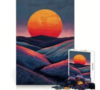 Crimson Dawn Jigsaw for Teenagers1000 Pieces Brain Skill True Detail Pattern Assemble Christmas Idea (38x52cm)