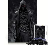 Crimson Eyed Reaper - Death's Dark Sentinel Jigsaw Puzzles 1000 Pieces for Adults Strong Logic Color Fast Fun Challenge (38x26cm)