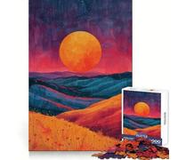 Crimson Fields 1000 Pieces Puzzles for Teenagers Brain Teaser Real Thick Family Pastime Birthday Gift (38x26cm)