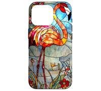 Crimson Flamingo with Morning Glow and Flora Case for iPhone 16 Pro